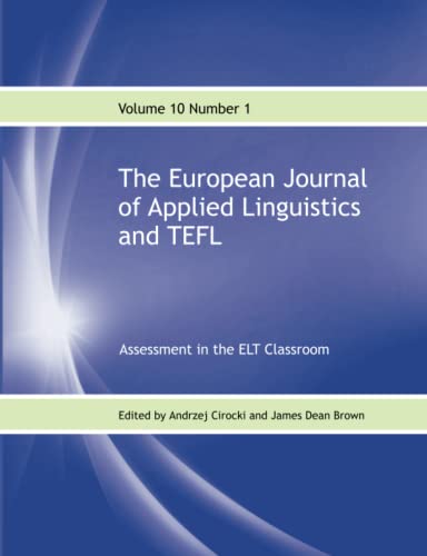 Beispielbild fr The European Journal of Applied Linguistics and TEFL Volume 10 Number 1 zum Verkauf von Blackwell's