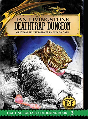 Stock image for Deathtrap Dungeon Colouring Book 3 The Official Fighting Fantasy Colouring Books for sale by PBShop.store US