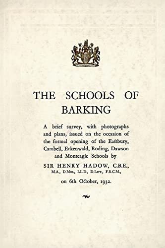 Stock image for The Schools of Barking for sale by Books Unplugged