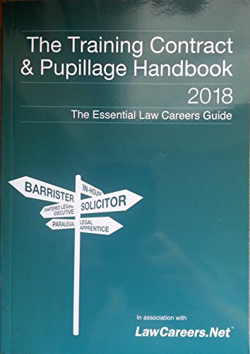 Stock image for The Training Contract & Pupillage Handbook for sale by Phatpocket Limited