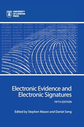 Stock image for Electronic Evidence and Electronic Signatures for sale by THE SAINT BOOKSTORE