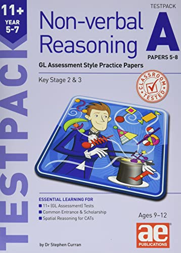 Beispielbild fr 11+ Non-verbal Reasoning Year 5-7 Testpack A Papers 5-8: GL Assessment Style Practice Papers zum Verkauf von WorldofBooks