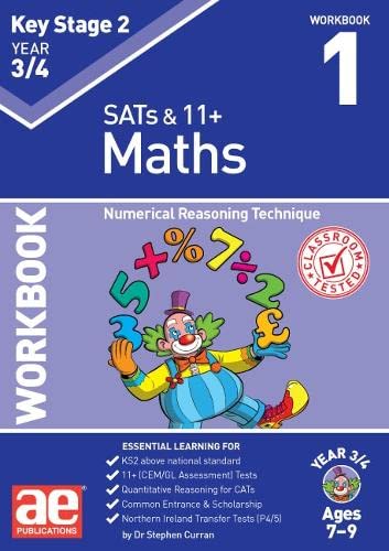 Imagen de archivo de KS2 Maths Year 3/4 Workbook 1: Numerical Reasoning Technique a la venta por Chiron Media