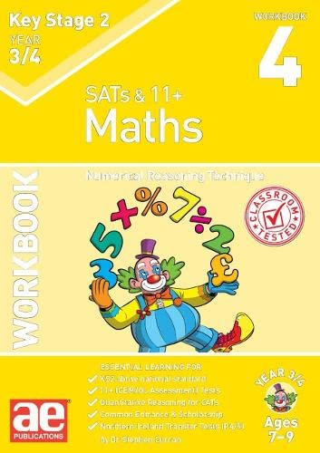 Stock image for KS2 Maths Year 3/4 Workbook 4: Numerical Reasoning Technique for sale by Chiron Media