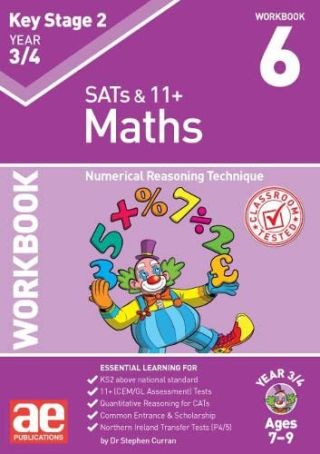 Stock image for KS2 Maths Year 3/4 Workbook 6: Numerical Reasoning Technique for sale by Chiron Media