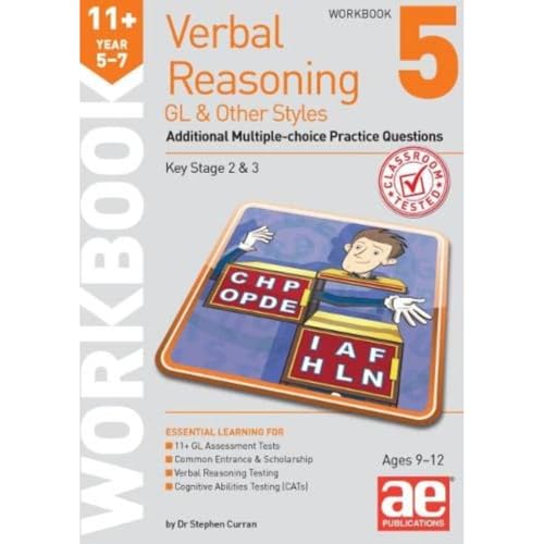 Stock image for 11+ Verbal Reasoning Year 5-7 GL & Other Styles Workbook 5: Additional Multiple-choice Practice Questions for sale by AwesomeBooks