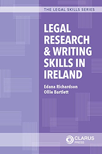 Beispielbild fr Legal Research and Writing Skills in Ireland zum Verkauf von WorldofBooks