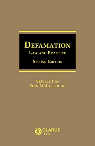 Stock image for Defamation Law and Practice for sale by Majestic Books