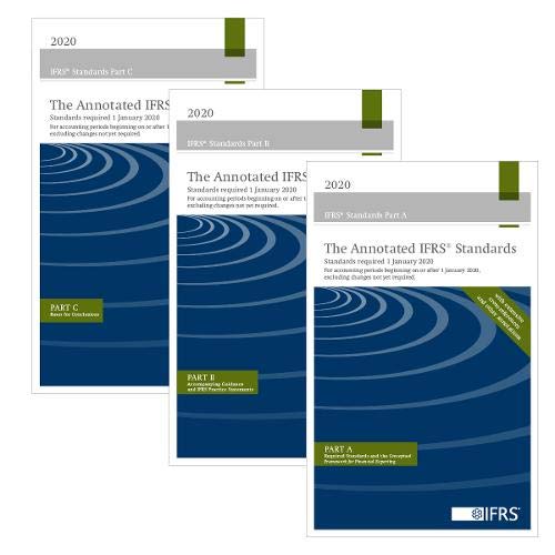 Stock image for The Annotated IFRS Standards: Standards required 1 January 2020 - For accounting periods beginning on or after 1 January 2020, excluding changes not yet required for sale by AwesomeBooks