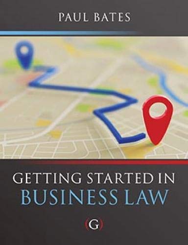 Stock image for Getting Started in Business Law for sale by Blackwell's