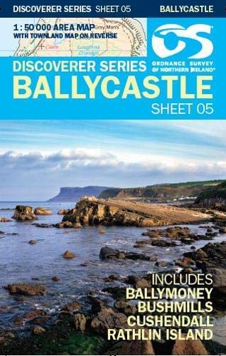 Beispielbild fr Ballycastle Map | Ballymoney, Bushmills, Cushendall & Rathlin Island | Ordnance Survey of Northern Ireland | OSNI Discoverer Series 5 | Northern Ireland | Walks | Hiking | Maps | Adventure zum Verkauf von WorldofBooks
