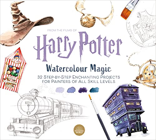Imagen de archivo de Harry Potter Watercolour Magic: 32 step-by-step enchanting projects for painters of all skill levels a la venta por WorldofBooks