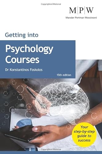 Imagen de archivo de Getting into Psychology Courses a la venta por GreatBookPrices