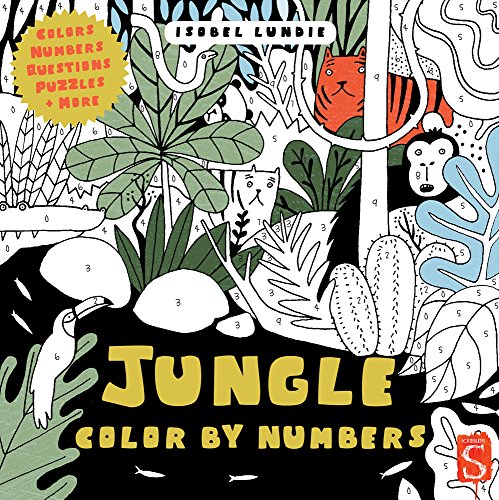 Beispielbild fr Jungle Color By Numbers zum Verkauf von SecondSale