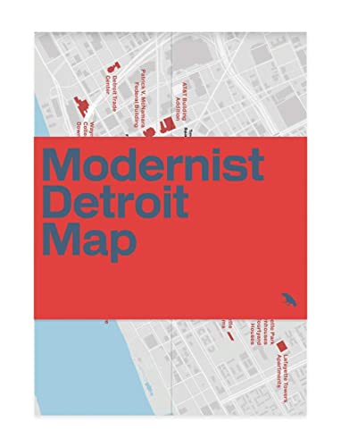 Stock image for Modernist Detroit Map for sale by Magers and Quinn Booksellers