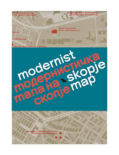 9781912018611: Modernist Skopje Map (Blue Crow Media Architecture Maps)