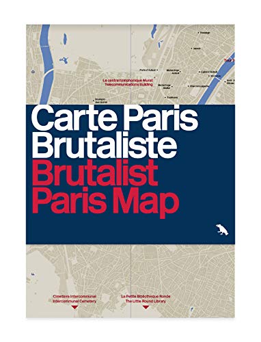 9781912018710: Brutalist Paris Map (Blue Crow Media Architecture Maps)