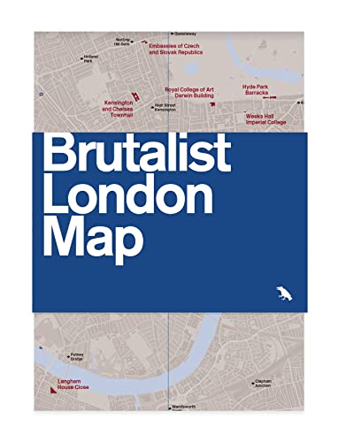 Stock image for Brutalist London Map 2nd Edition for sale by Blackwell's