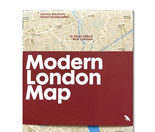 9781912018840: Modern London Map: Guide to Modern Architecture in London (Blue Crow Media Architecture Maps)