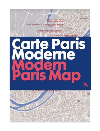 Stock image for Modern Paris Map for sale by GreatBookPrices