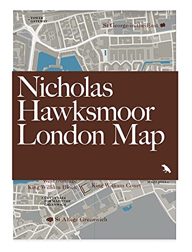 Imagen de archivo de Nicholas Hawksmoor London Map a la venta por Books From California