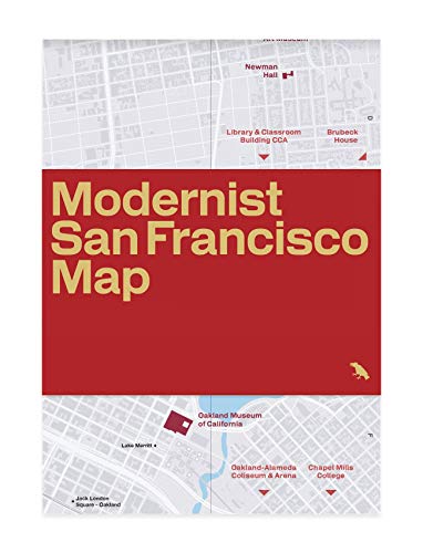 9781912018970: Modernist San Francisco Map: Guide to Modernist and Brutalist Architecture in the Bay Area (Blue Crow Media Architecture Maps)