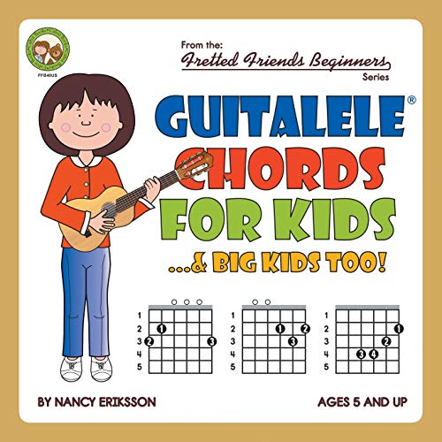 Beispielbild fr Guitalele Chords For Kids.& Big Kids Too! (Fretted Friends Beginners Series) zum Verkauf von Books Unplugged