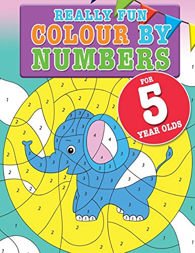 Beispielbild fr Really Fun Colour By Numbers For 5 Year Olds: A fun educational colour-by-numbers activity book for five year old children zum Verkauf von Goodwill Southern California