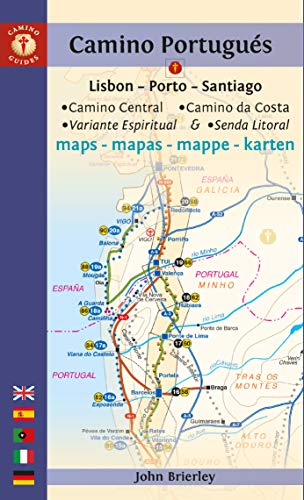 Beispielbild fr Camino Portugu s Maps : Lisbon - Porto - Santiago / Camino Central, Camino de la Costa, Variente Espiritual and Senda Litoral zum Verkauf von Better World Books: West