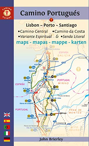 9781912216147: Camino Portugus Maps: Lisbon - Porto - Santiago / Camino Central, Camino De La Costa, Variente Espiritual & Senda Litoral [Lingua Inglese]