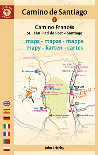 9781912216291: Camino de Santiago Maps: St. Jean Pied de Port - Santiago de Compostela (Camino Guides)