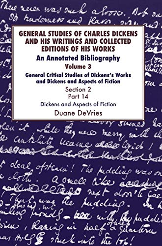 Stock image for GENERAL STUDIES OF CHARLES DICKENS V3 P2 Format: Hardcover for sale by INDOO