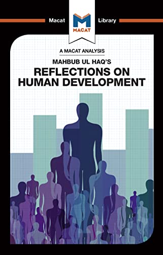 Imagen de archivo de An Analysis of Mahbub Ul Haq's Reflections on Human Development a la venta por Blackwell's