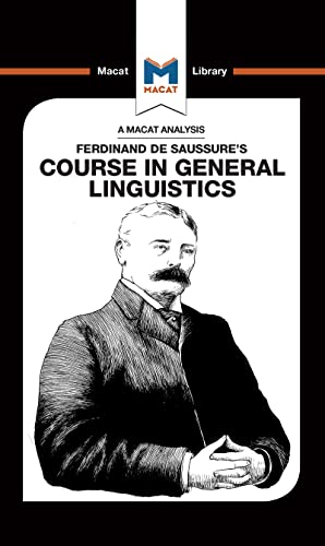 Beispielbild fr An Analysis of Ferdinand De Saussure's Course in General Linguistics zum Verkauf von Blackwell's