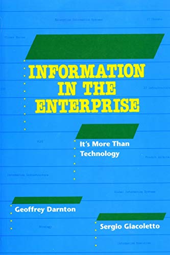 9781912359042: Information in the Enterprise: it's more than technology