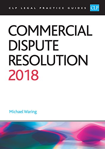 Imagen de archivo de Commercial Dispute Resolution 2018 a la venta por Better World Books Ltd