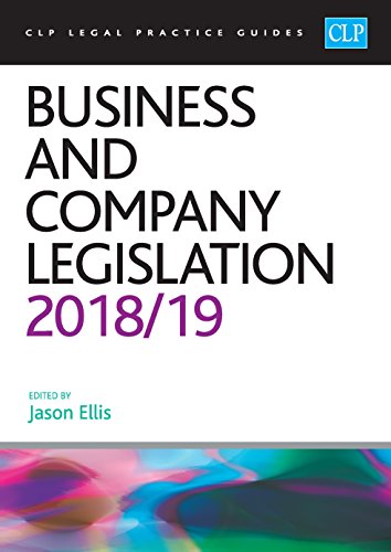 9781912363438: Business and Company Legislation 2018/2019