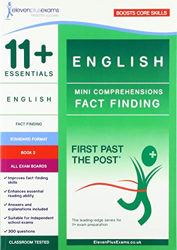 Beispielbild fr 11+ Essentials English: Mini-Comprehensions Fact-Finding Book 2 (First Past the Post) zum Verkauf von AwesomeBooks