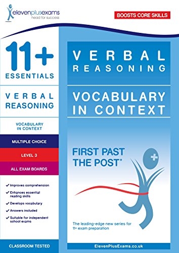 9781912364688: 11+ Essentials Verbal Reasoning: Vocabulary in Context Level 1 (First Past the Post)