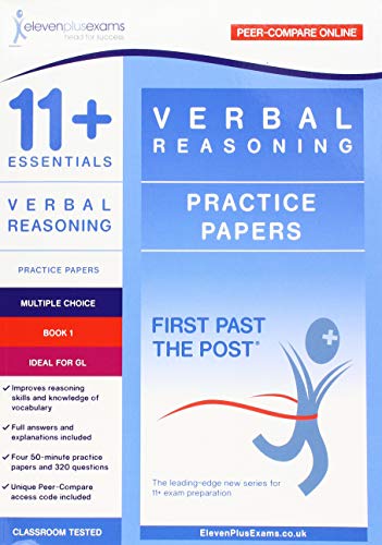 Beispielbild fr 11+ Essentials Verbal Reasoning Practice Papers Book 1 (First Past the Post) zum Verkauf von WorldofBooks