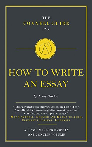 Imagen de archivo de The Connell Guide To How To Write An Essay a la venta por PBShop.store US