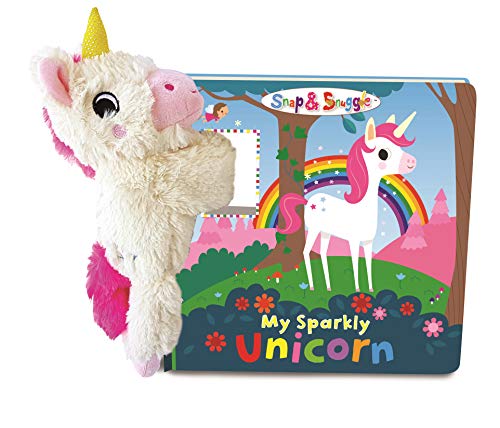 Imagen de archivo de Snap & Snuggle Book & Toy Gift Set - "My Sparkly Unicorn" | Slap-band snap on plush toy a la venta por WorldofBooks