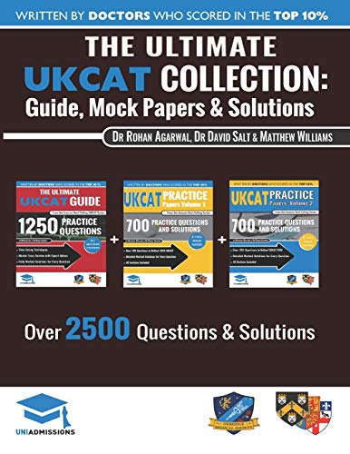 Beispielbild fr The Ultimate UKCAT Collection: 3 Books In One, 2,650 Practice Questions, Fully Worked Solutions, Includes 6 Mock Papers, 2019 Edition, UniAdmissions zum Verkauf von SecondSale