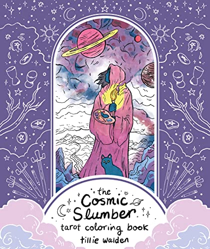 9781912634323: Cosmic Slumber Tarot Coloring Book, The