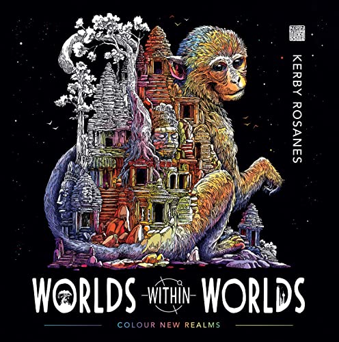 Imagen de archivo de Worlds Within Worlds: Colour New Realms (Colouring Book) (World of Colour) a la venta por WorldofBooks