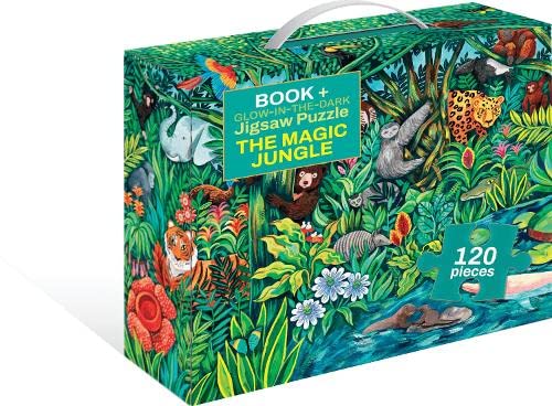Stock image for Magic Jungle : Book + Glow-in-the-dark Puzzle for sale by GreatBookPrices
