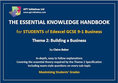 Beispielbild fr The Essential Knowledge Handbook for Students of Edexcel GCSE 9-1 Business: 2 (Theme 2: Building a Business) zum Verkauf von WorldofBooks