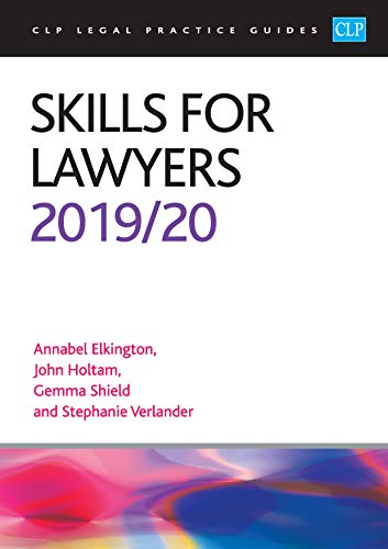 Beispielbild fr Skills for Lawyers 2019/2020 zum Verkauf von Better World Books Ltd