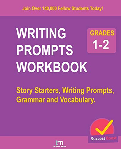 Beispielbild fr Writing Prompts Workbook - Grades 1-2: Story Starters, Writing Prompts, Grammar and Vocabulary. zum Verkauf von medimops