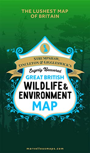 Stock image for St&g's Great British Wildlife & Environment Map for sale by GreatBookPrices
